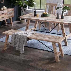 Natural Wooden Sonoma Dining Bench