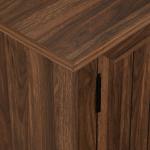 Dark Walnut Modern Farmhouse TV Stand