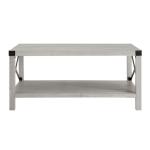 Stone Gray Modern Farmhouse Coffee Table