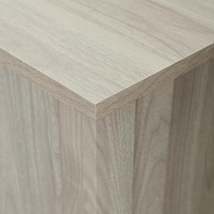 Birch Wood and Glass Door TV Stand