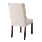 Cream Parson Dining Chairs, Set of 2