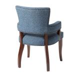 Blue Warms Nailhead Trim Dining Chair