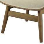 Mid-Century Modern Saddle Seat Ottoman