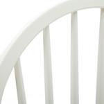 Cream & Natural Wooden Dining Chairs, Set of 2