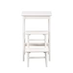 Cream Wooden 3-Level Step Stool