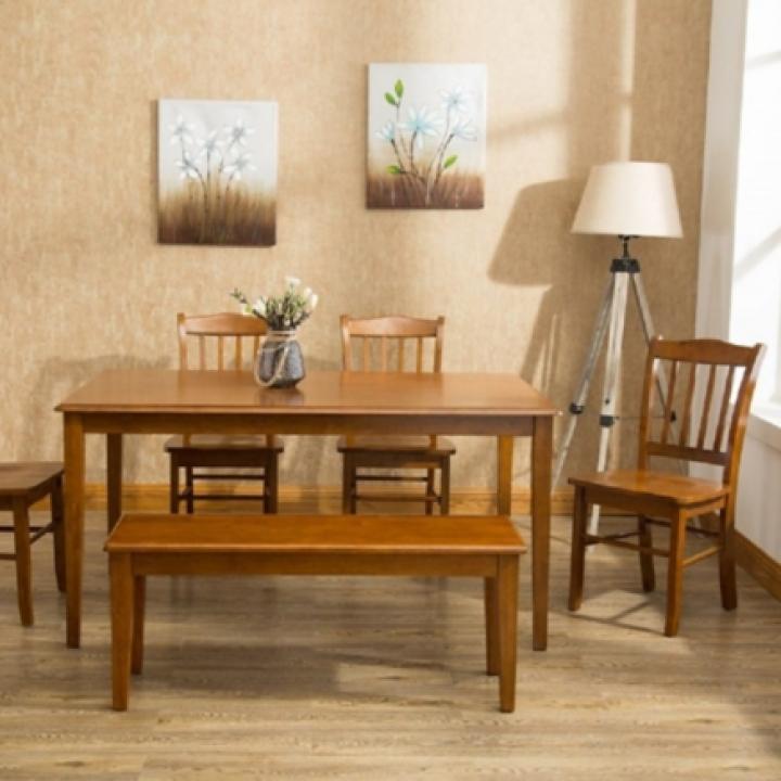 Walnut Wooden Dining Bench