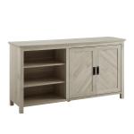 Birch 2-Door Chevron Cabinet