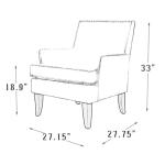 Black and White Buffalo Check Armchair