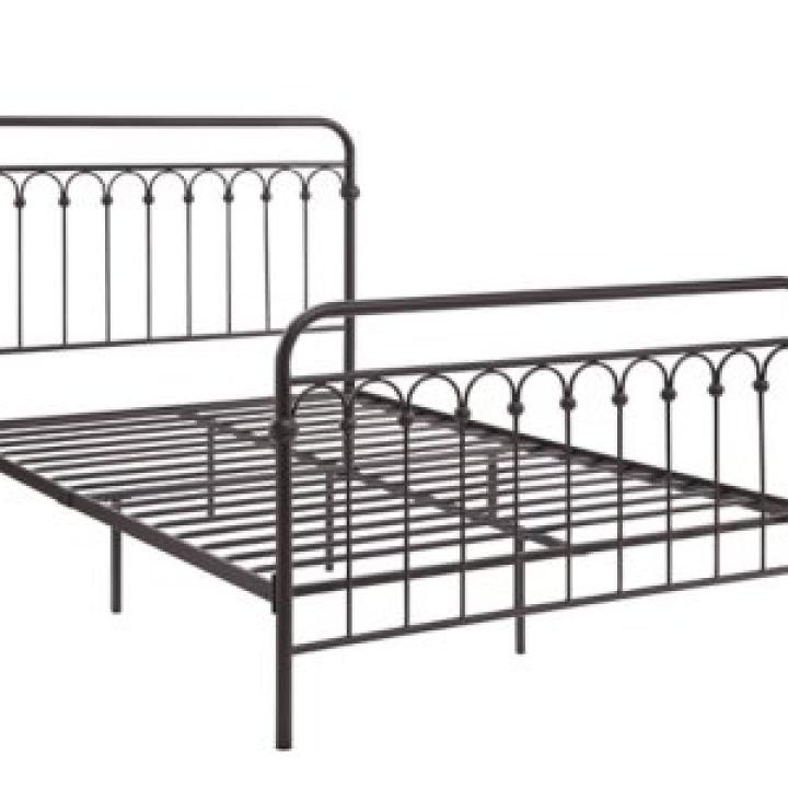 Oil Rubbed Bronze Metal Platform Full Bed