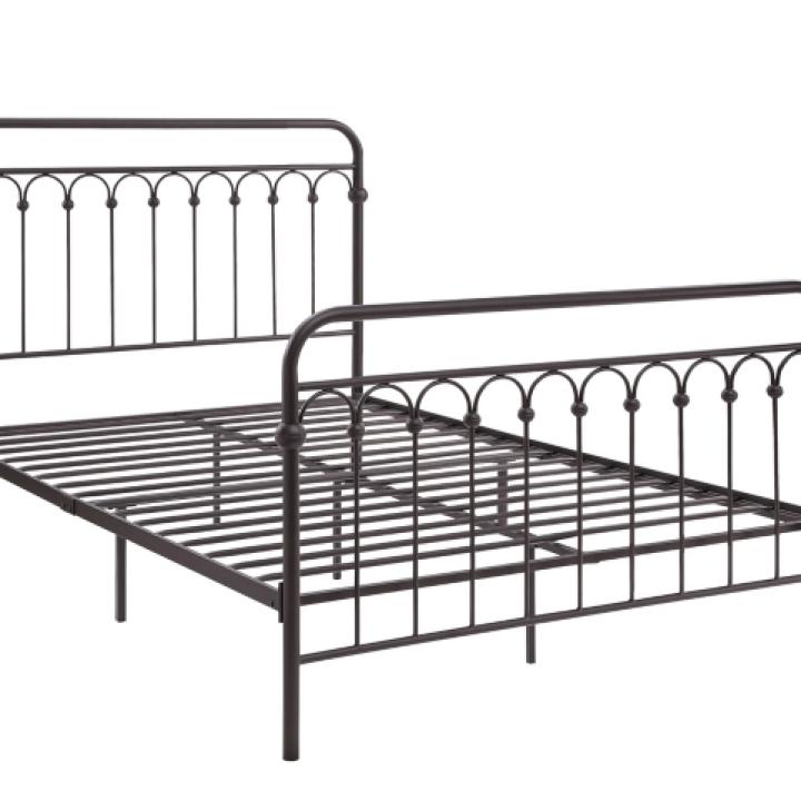 Oil Rubbed Bronze Metal Platform Full Bed