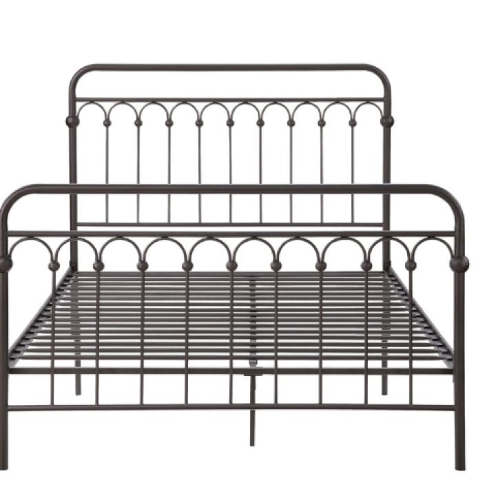 Oil Rubbed Bronze Metal Platform Full Bed