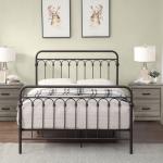 Oil Rubbed Bronze Metal Platform Full Bed