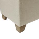 Neutral Split Seat Jackson Storage Bench