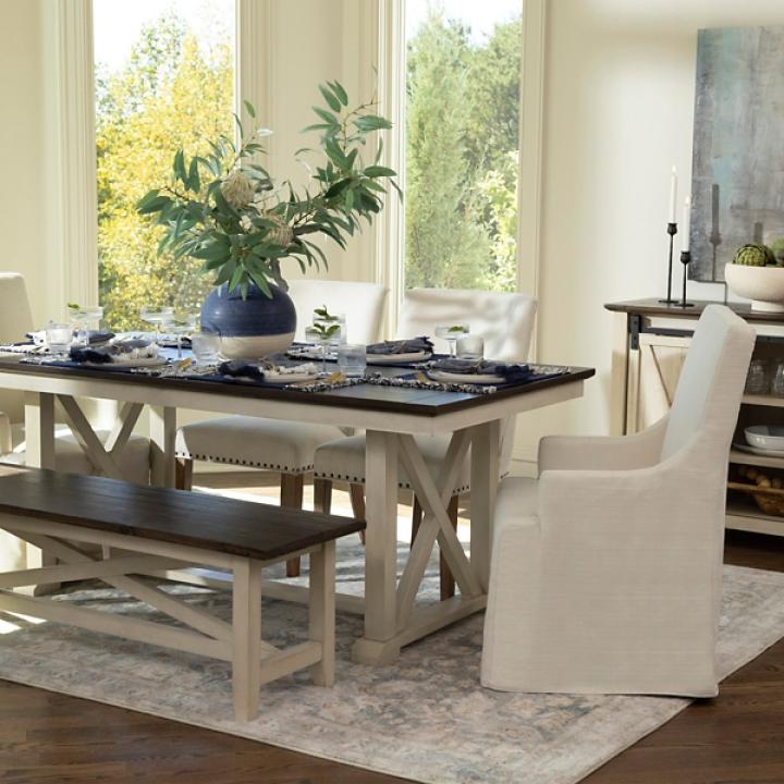 Julia Cream Upholstered Dining Chair