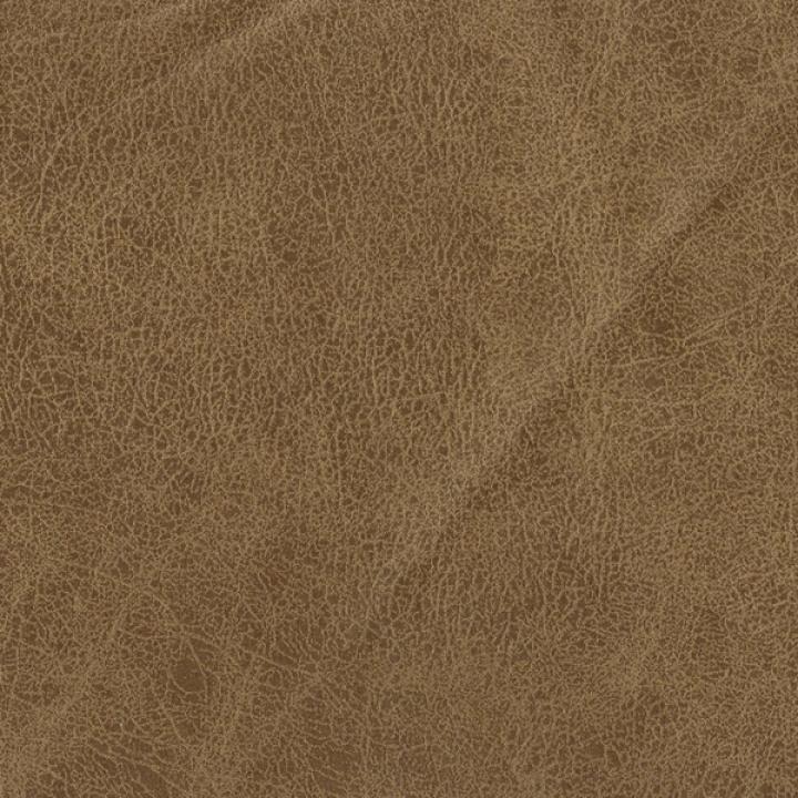 Brown Faux Leather Accent Chair