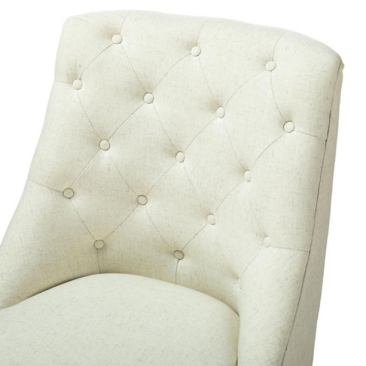 Ivory Dylan Upholstered Office Chair