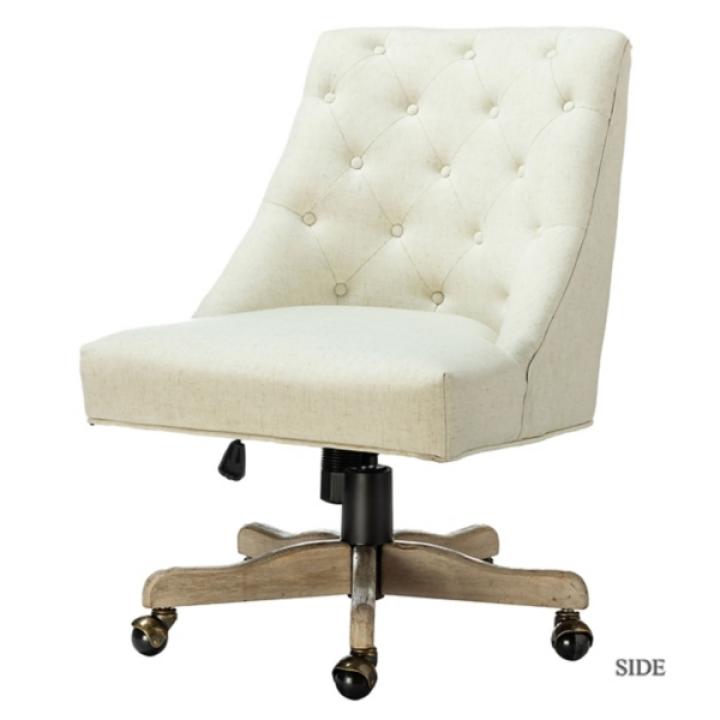 Ivory Dylan Upholstered Office Chair