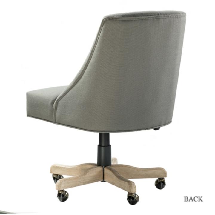 Gray Dylan Upholstered Office Chair