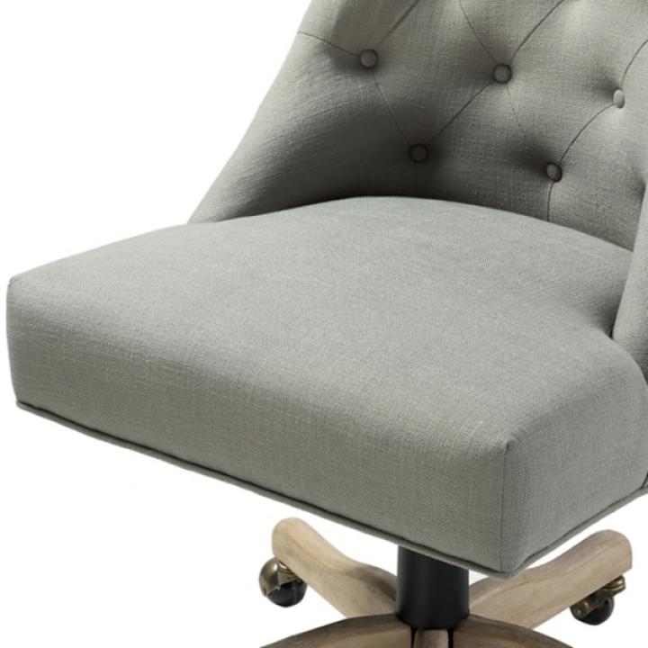Gray Dylan Upholstered Office Chair