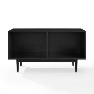Black Modern Wood Console Table, 40 in.