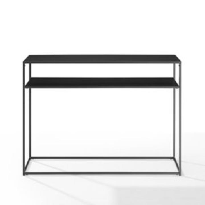 Blake Simple Black Metal Console Table