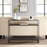 Blake Simple Black Metal Console Table
