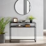 Blake Simple Black Metal Console Table