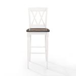 Shelly Classic White Bar Stools, Set of 2