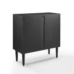 Modern Black and Gold Cabinet