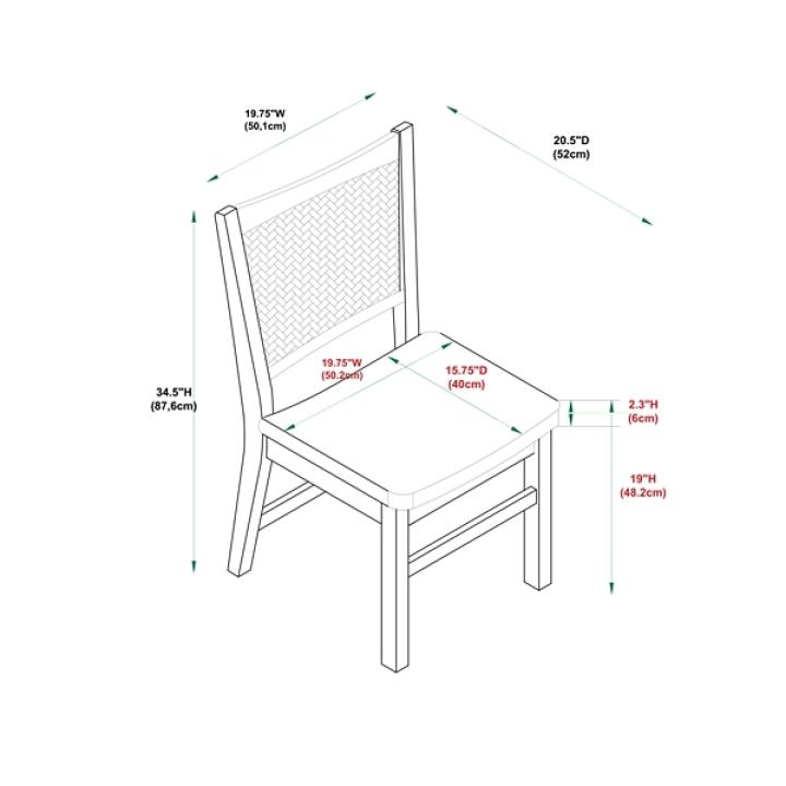 Folding Rattan Cane Back Cushioned Chair