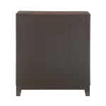 Dark Chestnut Medallion Carved Cabinet