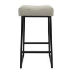 Stone Faux Leather Counter Stools, Set of 2