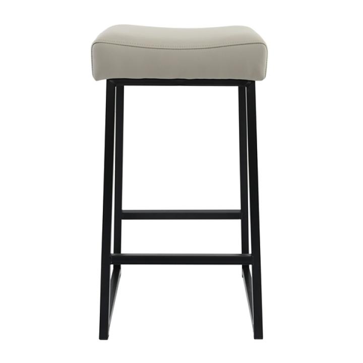 Stone Faux Leather Counter Stools, Set of 2