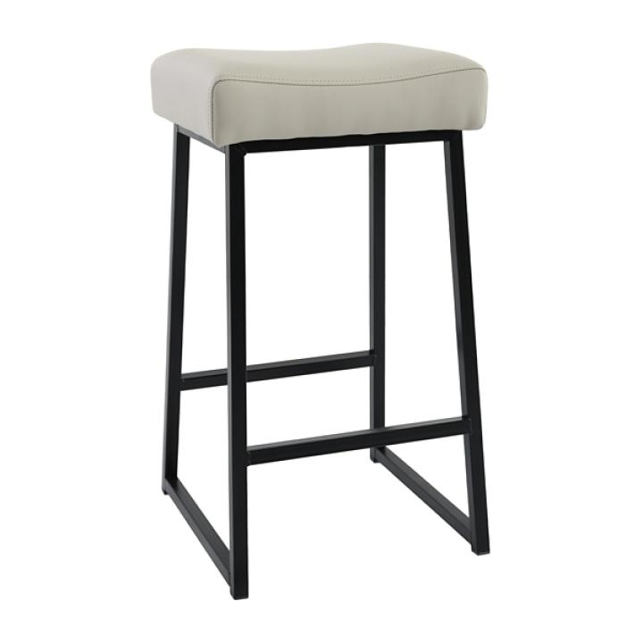 Stone Faux Leather Counter Stools, Set of 2