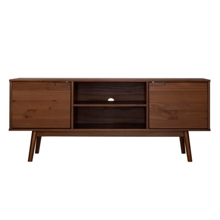 Walnut Solid Wood TV Console
