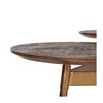 Retro 3-Circle Accent Table