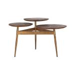 Retro 3-Circle Accent Table