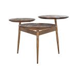 Retro 3-Circle Accent Table