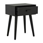 Zanda Black Pinewood Accent Table