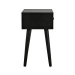 Zanda Black Pinewood Accent Table