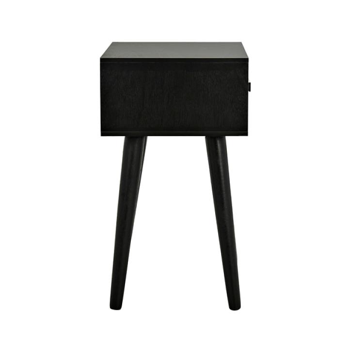Zanda Black Pinewood Accent Table