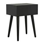 Zanda Black Pinewood Accent Table
