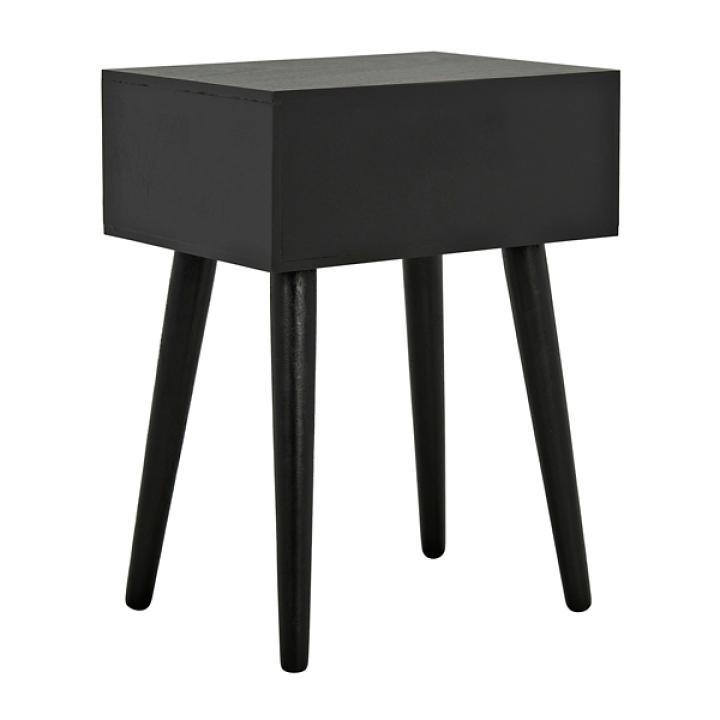 Zanda Black Pinewood Accent Table