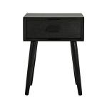 Zanda Black Pinewood Accent Table