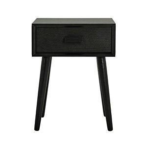 Zanda Black Pinewood Accent Table