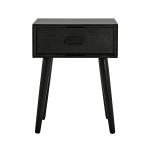Zanda Black Pinewood Accent Table