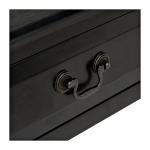Emory Black Single Drawer Accent Table