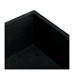 Emory Black Single Drawer Accent Table