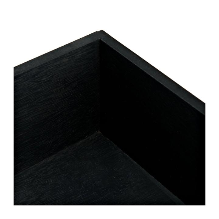 Emory Black Single Drawer Accent Table