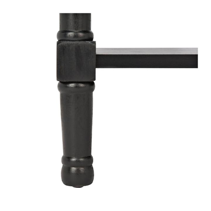 Emory Black Single Drawer Accent Table